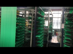 Rollo tubular verde de la tela tejida de los PP para el saco tejido PP Rolls del fertilizante de la agricultura