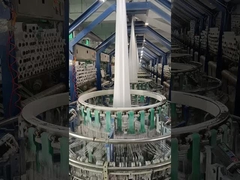 La nueva tela tejida blanca material de la Virgen para el fertilizante empaqueta la tela tubular tejida los PP