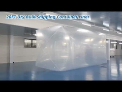 Contenedores de transporte de líquidos a granel de 500 kg de color blanco, con tratamiento UV, tanque flexible de 20 pies